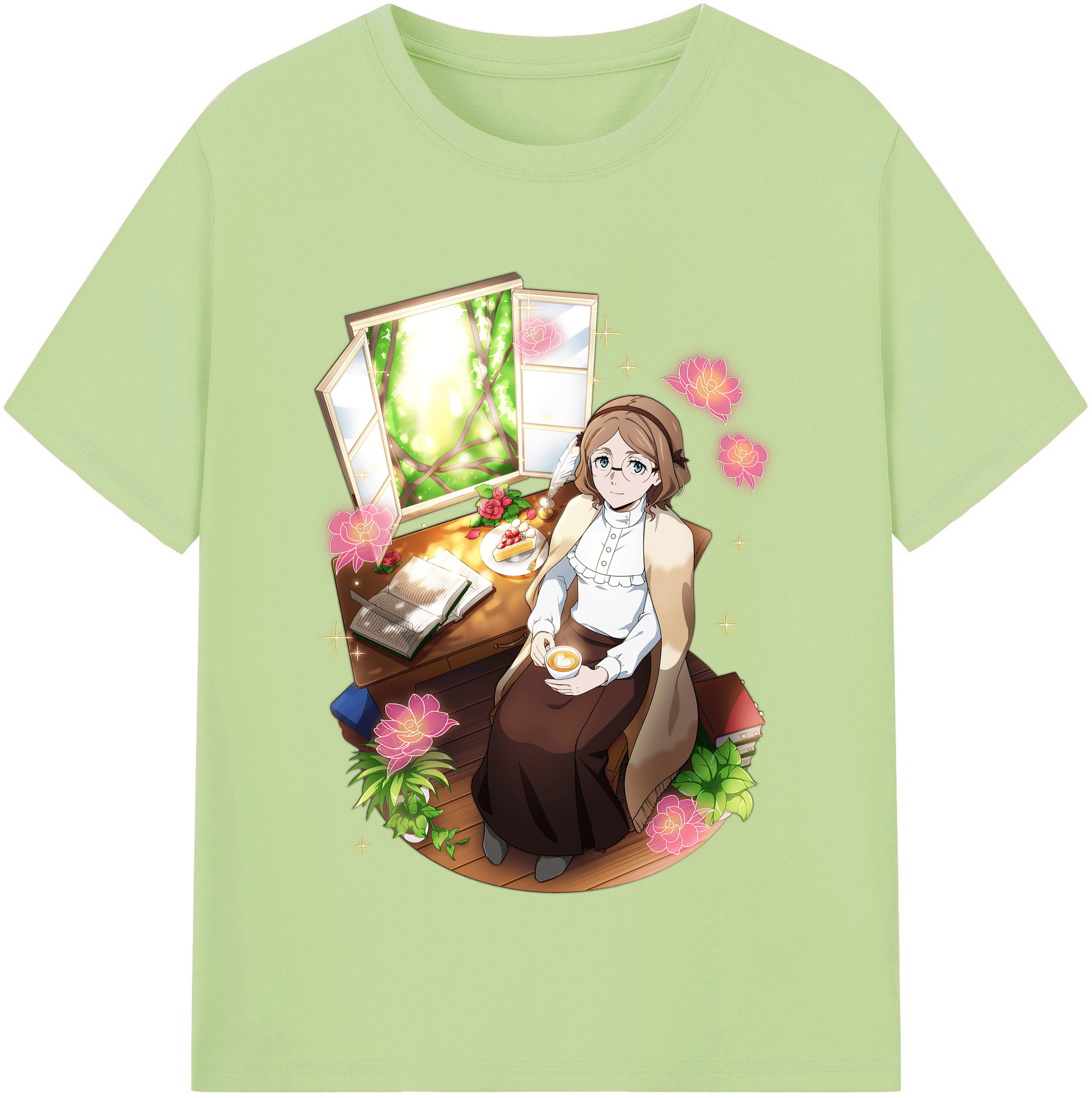 （画像用） 文豪ストレイドッグス Bungo Stray Dogs 綿100％半袖Tシャツ（フロントプリント）